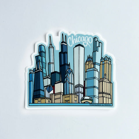 Chicago Skyline Sticker