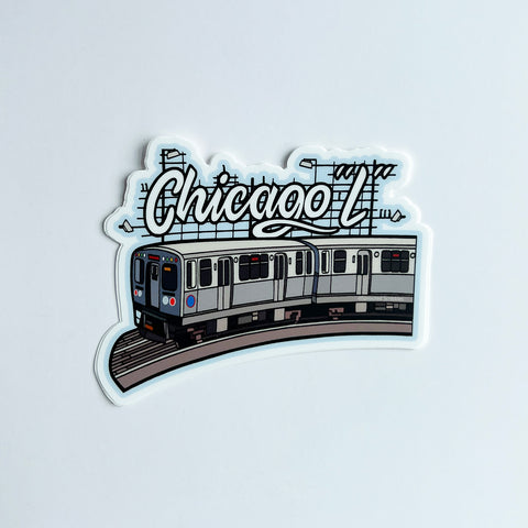 Chicago Train Sticker